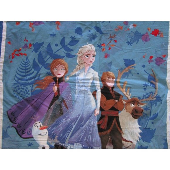 Disney Frozen 2 Forest Spirit Blanket Comforter Reversible -Elsa, Anna, Kristoff - Picture 3 of 14